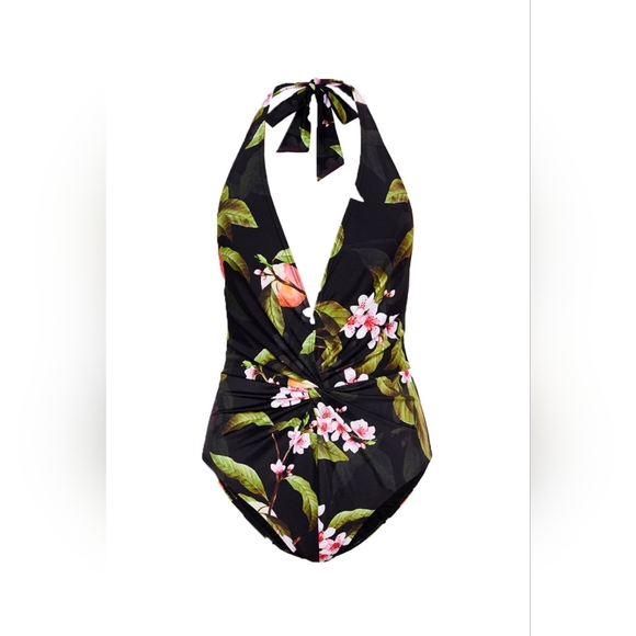 NWT Ted Baker Twissa One Piece Peach Blossom Swimsuit - Picture 4 of 6